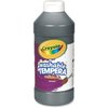 Crayola Artista II Washable Tempera Paint in Black, Painting Supplies, 16oz