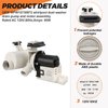 wpw10730972 W10130913 Washer Drain Pump(OEM) Assembly - Suitable for whirlpool 9200 duet washer drain pump,kenmore he2 plus,maytag 2000,3000,4000series wfw8400tw02, 110.47532602, wfw9200sqa10 etc.