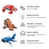 Jellydog Toy Party Favors for Kids Goodie Bags,12PCS Mini Building Blocks Ocean Animals, Building Sets Stem Toys, Assorted Building Blocks Sets for Birthday Party Gift,Goodie Bags, Prize,Cake Topper