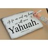 As For Me And My House We Will Serve Yahuah Reusable Stencil, Paint Your Own Sign, Bible Verse Home Decor, Joshua 25:15 Scripture (27"x15.6")