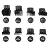 Multiple Sizes Trimmer Guards For BaBylissPRO Barberology FX787 & FX726 Trimmer, Replacement Guards with Metal Spring Clip,8 Sizes Snap on Blade Attachment Combs Set