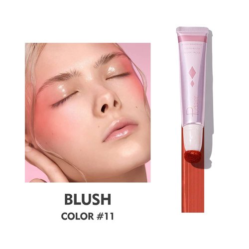 Marine Forest Contour Beauty Wand, 13 Colors Silky Cream Contour Stick with Cushion Applicator, Face Highlighter, Bronzer and Blush Makeup, Long Lasting, Lightweight and Blendable, 0.7 Fl Oz (11)