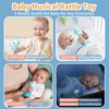 alilo Smart Bunny Baby Rattle Musical Light Up Toys, Infants Newborns Baby Toys 0-3-6-12-18-24 Months,1 Year Old Baby Gifts, 4 Music Modes and Color Recognition Function with 9 Color Card