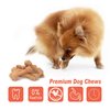 LuvChew Premium Peanut Butter Dog Chew Bones, Rawhide Free, Gluten Free, Made with Limited Ingredients, Delicious, Healthy, Highly Digestible (Mini 18pcs/Pack)