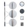 DanziX 70Pcs Metal Stickers for magnetic palette, Palette Empty Eyeshadow Makeup Palette + 2 Depotting Spatula (35Pcs Round + 35Pcs Square)