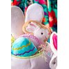Midlee Plush Easter Egg Dog Toy- Blue (Small)