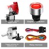Nilight Ignition Switch Panel 12V 4 in 1 Rocker Switch with Engine Push Button Toggle Switches with Relay Wiring Harness LED for RV Truck Racing Car Boat Marine Trailer, 2 Years Warranty