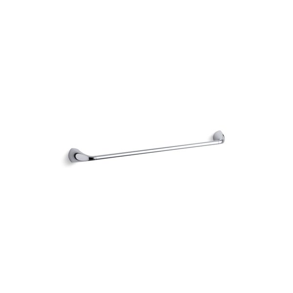 KOHLER Alteo 24-Inch Bathroom Towel-Bar Rack, Polished Chrome, K-37051-CP
