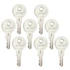 CH751 Key Universal Keys Replacement for RV Compartments Campers Storage Cabinets Door Lock T-Handles Tool Boxes Pickup Shells (Pack of 8)