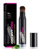 Root Touch Up Hairline Powder Stick - Temporary Gray Coverage, Waterproof Hair Shading Sponge Pen for Hair Filler and Root Dye (Dark Black)