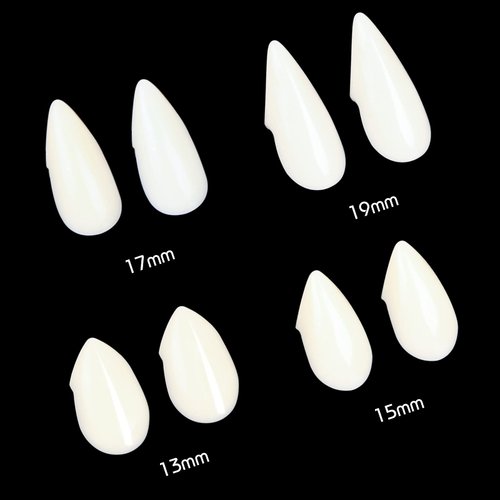 3 otters Vampire Teeth, 8 PCS Vampire Fangs Dentures, Halloween Party Cosplay Props Decoration