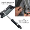 Watris Veiyi Brake Pad Measuring Tool for 6mm / 0.2" Thickness, Brake Pad Gauge, Vehicle Measure Car Brake Pad Tester with Scale, Time Saving Automotive Measurement Tool