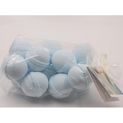 Spa Pure Cool Water Fizzies: Bath Bombs USA Made, Ultra Moisturizing with Shea Butter, Great for Dry Skin (14 Count) Pack of 1