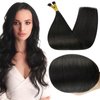 Full Shine Itip Human Hair Extensions Natural Human Hair Black Hair Extension Real Hair 40g/50s Microbead Hair Extensions Human Hair 18inch
