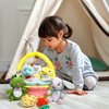 JOYIN 8 Pcs Easter Plush Basket Playset Stuffed, Cute Style First Basket Stuffers, for Baby Kids Easter Gifts, Easter Party Favors, Basket Stuffers Fillers, Easter Decor