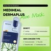 Mediheal Dermaplus Aloe Mask (10 Counts) - Daily Vegan Mask for Hydrating Skin with Panthenol & Hyaluron, Korean Self Skin Care Sheet Mask