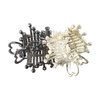 Leadigol Pearl Hair Clip Alloy Fresh Solid Color Korean Style Accessories Sweet Shark Clip