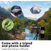 80x100 Monocular-Telescope for Adults High Powered Compact Monoculars with Smartphone Holder & Tripod, BAK4 Prism &FMC Lens for Stargazing Hunting Hiking Travel Bird Watching Camping Wildlife Scenery