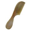 5MOONSUN5's Ox Horn Comb Premium Quality 100% Handmade Anti Static Natural Fine Horn Comb With smooth Handle- Professional Detangling Massage Fine tooth Comb A Great Gift - (9 inch)