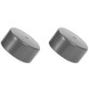 OZXNO 2 Pcs Bearing Bras Cover Grey 1.98 Inch Rubber Caps Dust Covers Trailer Wheel Hub Dust Covers Replacement Bearing Protector
