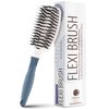 Boar Bristle Detangling Brush - Great for Thick, Dry, Curly or Straight Hair, Adults and Kids. Travel-Friendly Hair Detangler for Women.