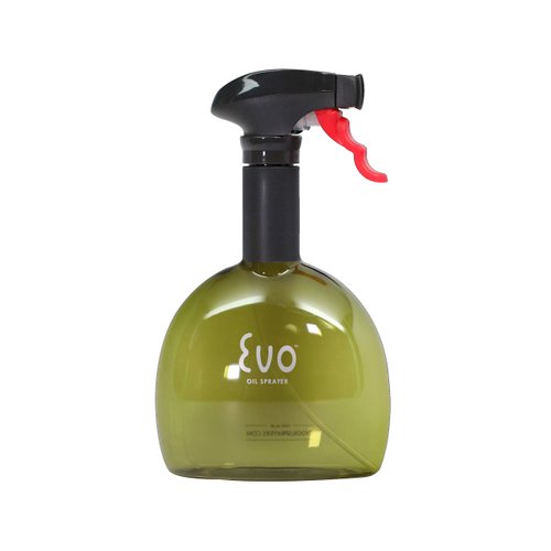Evo Oil Sprayer, Non-Aerosol for Olive Oil, Cooking Oils, and Vinegars, Green, 18-Ounce