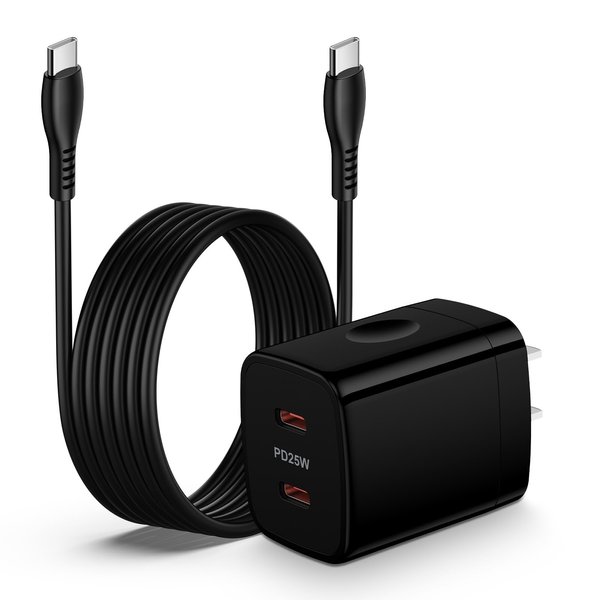 25W Fast Charger Compatible with Motorola razr+ 2024/razr 2024/Edge 2024/Edge 2023/razr 2023,Moto G Stylus 5G 2023 2024/G Power/G Play/Edge 50 Ultra/Pro/Fusion,USB C Android Charger Block Cable