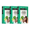 KISS Quick Cover Natural Herbal Color Change Shampoo 3 Pouches (3 PACK, Natural Black)