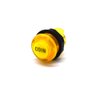 Arcity 6 Pcs/Lot 28mm Arcade LED Push Buttons Illuminated Player 1P 2P Coin Start Select Lit Yellow with Microswitch for Arcade Machine Games Console Parts 5V