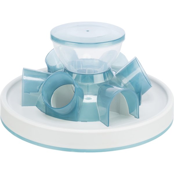 TRIXIE Tunnel Slow Feeder for Cats and Dogs, Interactive Cat Toy, Pet Food Dispenser, Treat Dispenser