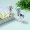 KUNFOWL 12 Pack Mini Astronaut Erasers for Kids, 3D Puzzle Erasers for Boys and Girls, Fun Erasers for School Supplies Prize Gifts Party Favors (Astronaut)