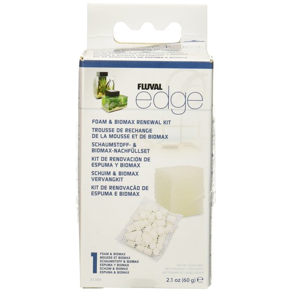 Hagen Fluval Edge Foam Pad and BioMax Renewal Kit, 3PACK