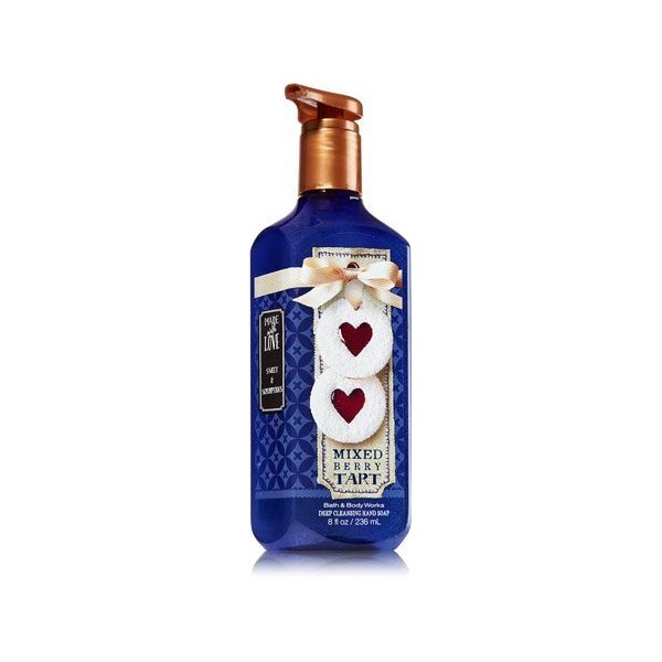 Bath and Body Works (1) Mixed Berry Tart Deep Cleansing Hand Soap 8 oz.