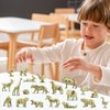 Toymany 28 Pcs 0.6-2.5" Gold Animal Figurines Toys, Farm Animal Figures and Zoo Safari Animal Figures for Cake Toppers Birthday Christmas Party for Kids
