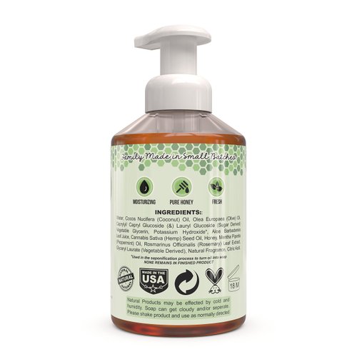 Beesential All Natural Sulfate Free Peppermint Foaming Hand Soap-16 Fl Oz.