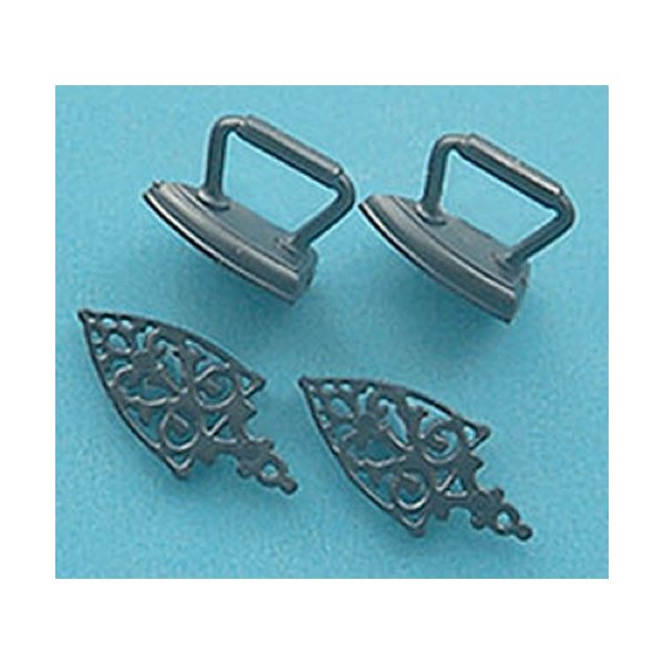 Dollhouse Miniature Chrysnbon Trivets and Irons