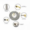 Dishwasher Hose Installation Kit - Premium Stainless Steel - Burst Proof Water Supply Line with 3/8" Compression Connections from Kelaro