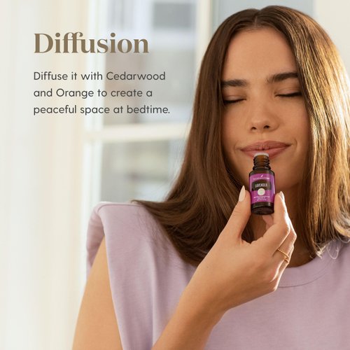 Young Living Lavender Essential Oil | 15ml | 100% Pure Lavender Oil | Aromatherapy Oil for Diffuser and Lavender Essential Oil for The Skin | Steam Distilled from Lavender Flowers