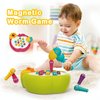Montessori Toys,Magnetic Bird Feeding Game Toys Magnetic Worm Game for 1-3 Year Old Woodpecker Worm Toy Fine Motor Skills Sensory Toys Magnetic Bird Feeder Toy for Boys and Girls