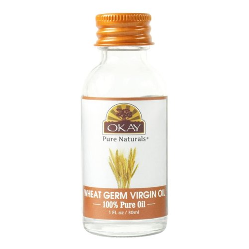 OKAY 100% PURE WHEAT GERM VIRGIN OIL 1oz/30ml