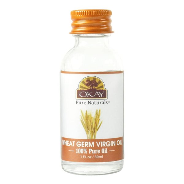 OKAY 100% PURE WHEAT GERM VIRGIN OIL 1oz/30ml