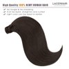 Lacerhair Wrap Around Ponytail Extension Human Hair for Black Women 16 Inch Human Hair Ponytail Hair Extensions Silky Straight One Piece Pony Tails Extensions Human Hair 80g