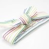Organic Knotted Adjustable Headbands for Baby Girls - Rainbow Stripes