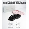 Silk Sleep Mask for Women and Men - Silk Eye Mask, Weighted Eye Mask for Sleeping, Blindfold, Eye Covers, Silk Eye Sleeping Mask, Cooling Eye Mask for Better Sleep - includes 2 Sleep Masks