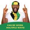 Costume Adventure Jamaican Flag Bandana Men Jamaica Flag Bandana Headband Jamaican Headwrap Women Jamaica Clothing Jamaican Apparel