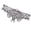 Leaf Hair Clip Silver Hair Accessories for Women Girls Hand Crafted Metal Barrette Pop Clip for Both Thick Thin Curly Straight Hair (Silver)