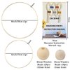 ZXCDINO 119pcs Macrame Kits for Starter 3mm x 109Yards Natural Cotton Macrame Cord with 100pcs Wooden Beads,10pcs Wooden Rings,Wooden Sticks,Metal Rings,S Hooks Macrame Supplies for Plant Hangers