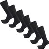 USBingoshop 6 Pairs Mens Physicians Approved Crew Ankle Diabetic Socks Cotton (U-6-PK-D-Black)
