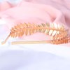 UEETEK Roman Goddess Headband Leaf Bridal Hairband Crown Gold