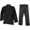 Ring to Cage All-Around Classic Brazilian Jiu Jitsu Gi Kimono with Free BJJ Belt (Black, A0)